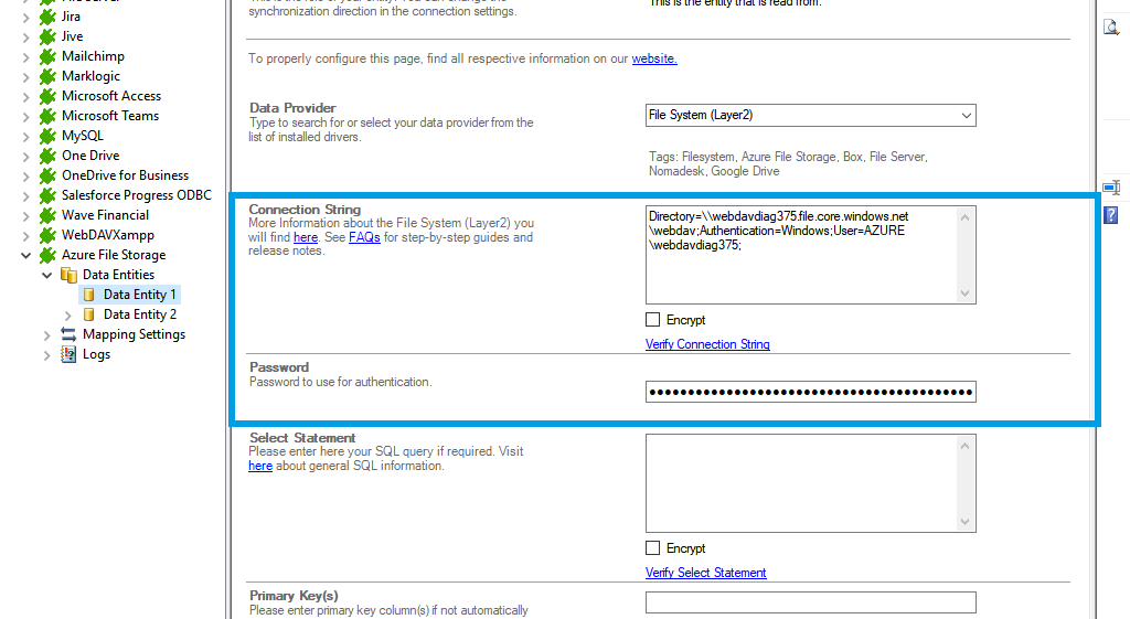 Step 2.5 Azure file storage integration connection string setup.png