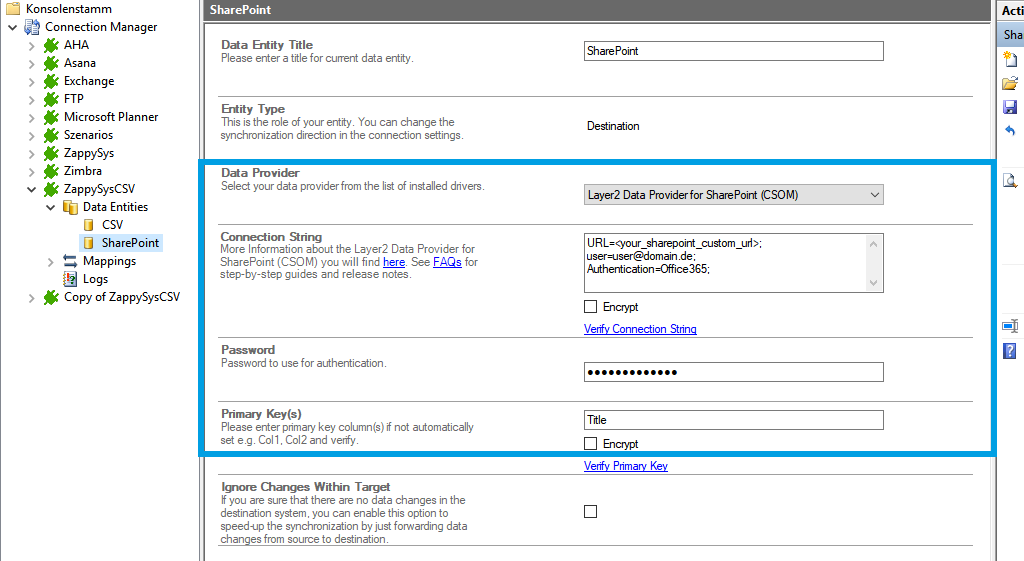 Step 3 CSV ZappySys integration target setup.png