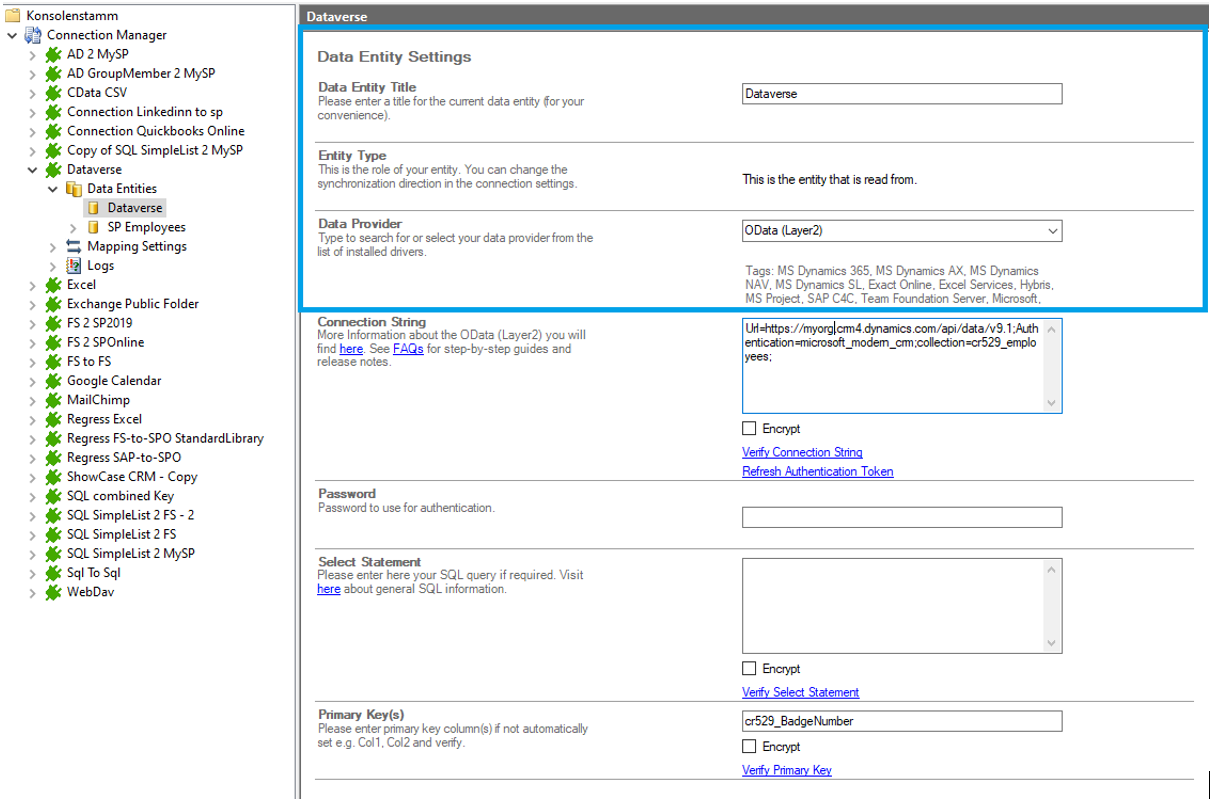 Layer2 Cloud Connector Entity 1 Configuration