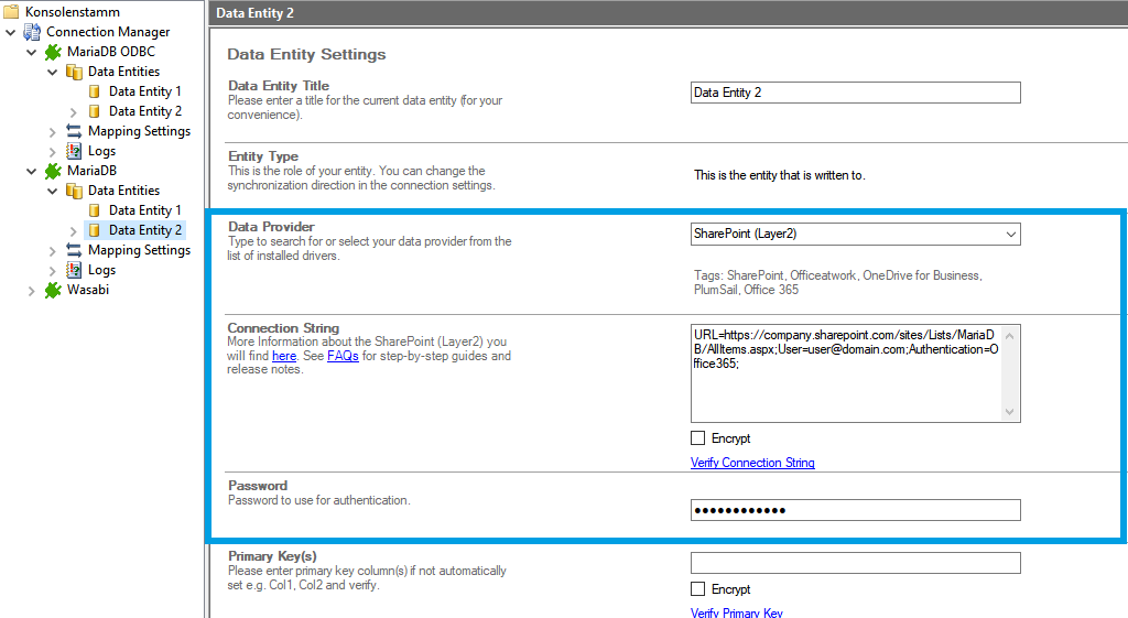 Step 3 MariaDB ODBC integration target setup.png