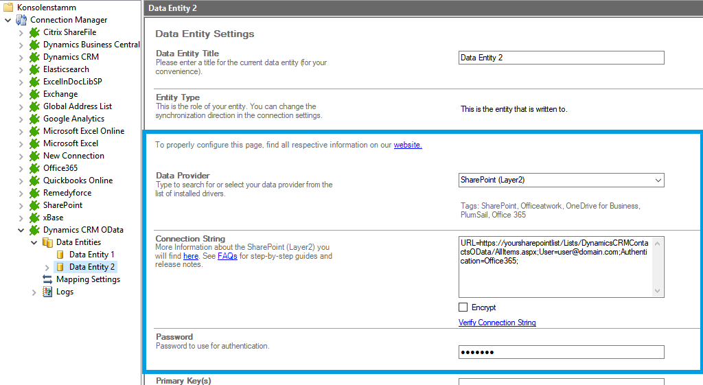 Step 3 Microsoft Dynamics CRM integration target setup.png