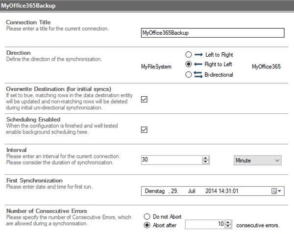 Office 365 Backup Layer2 Office 365 Backup Layer2