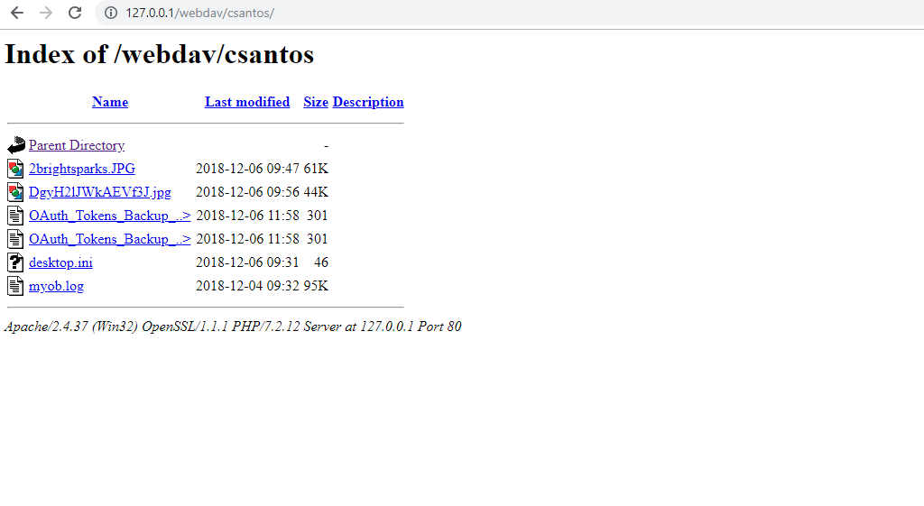 WebDav integration ready